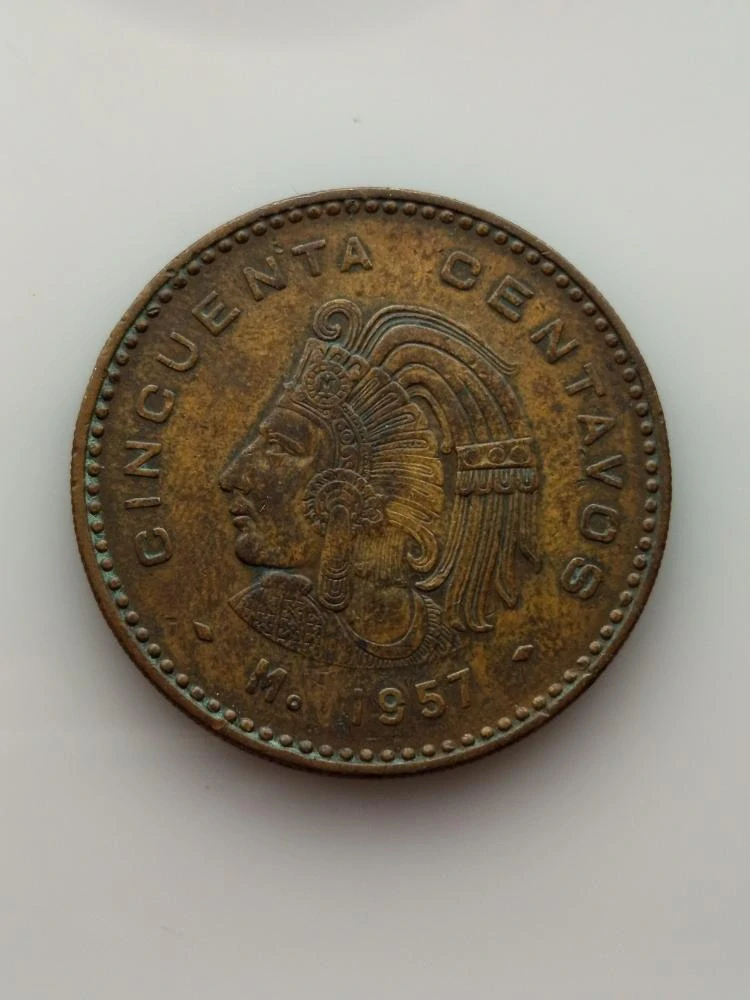 Mexiko 50 centavos, 1957