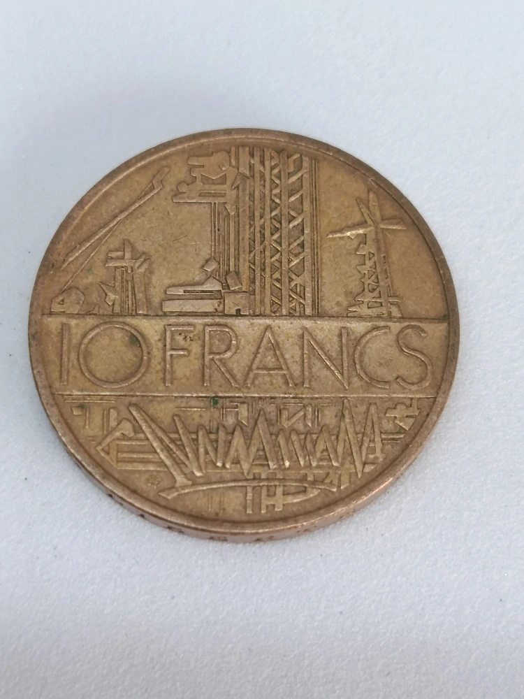 Francie 10 franků, 1977