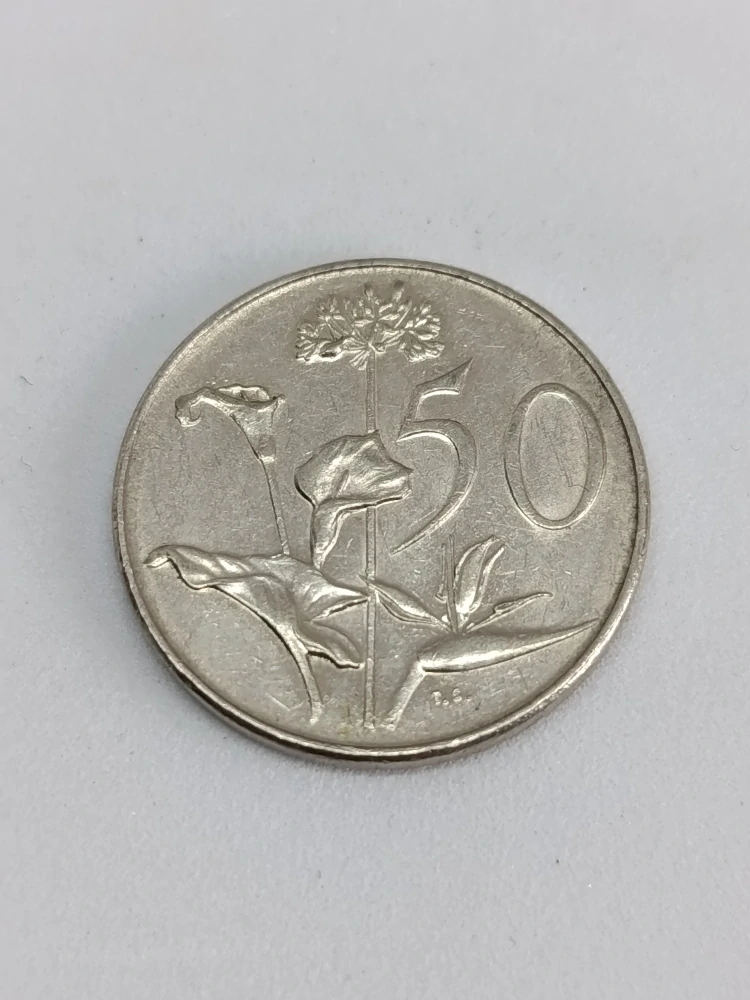 Jihoafrická republika 50 centů, 1974