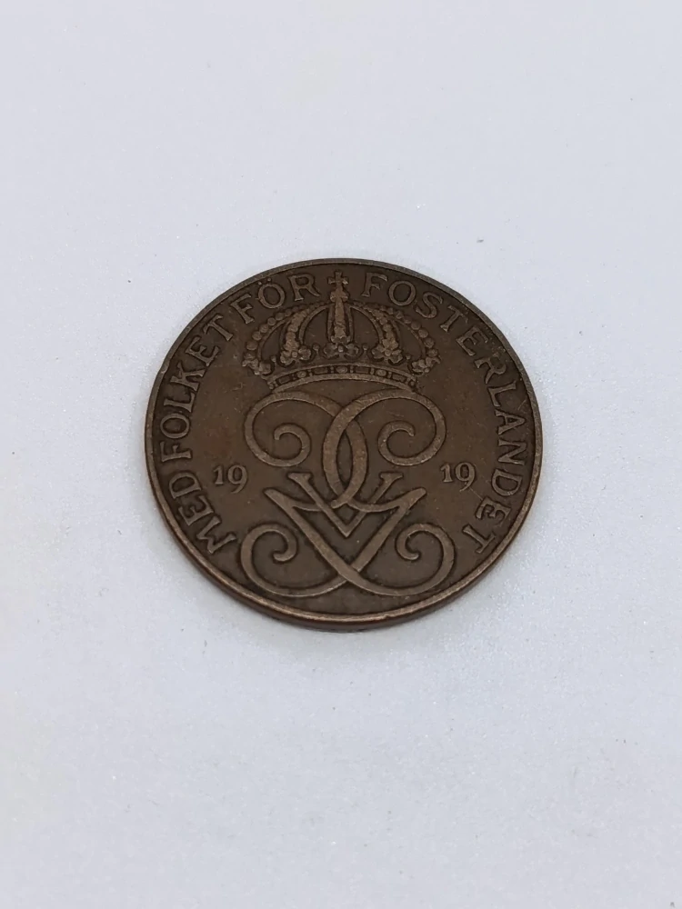 Švédsko 5 øre, 1919