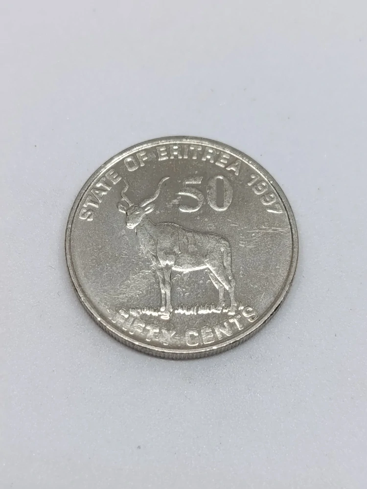 Eritrea 50 centů, 1997