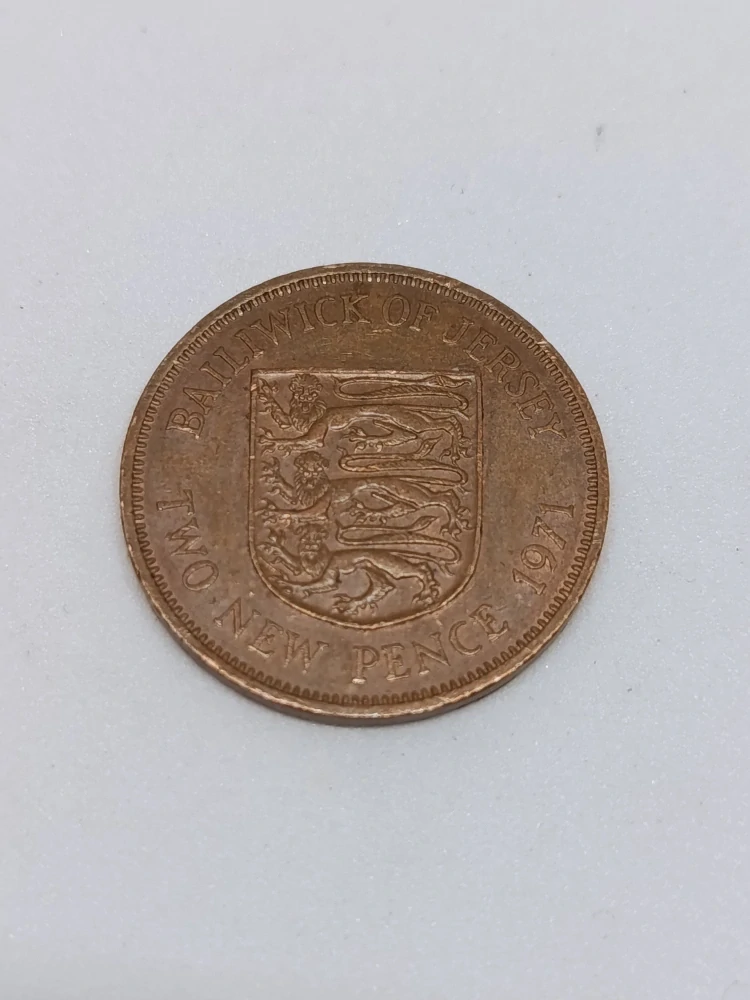 Jersey ½ nové pence, 1971