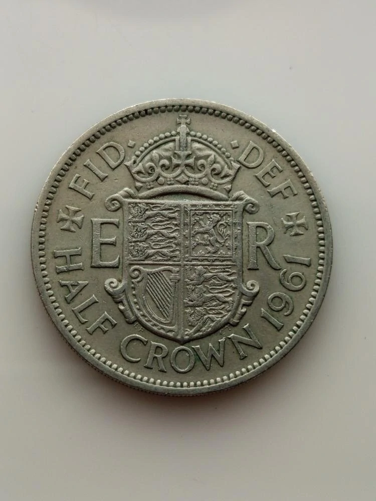 Velká Británie ½ koruny, 1961