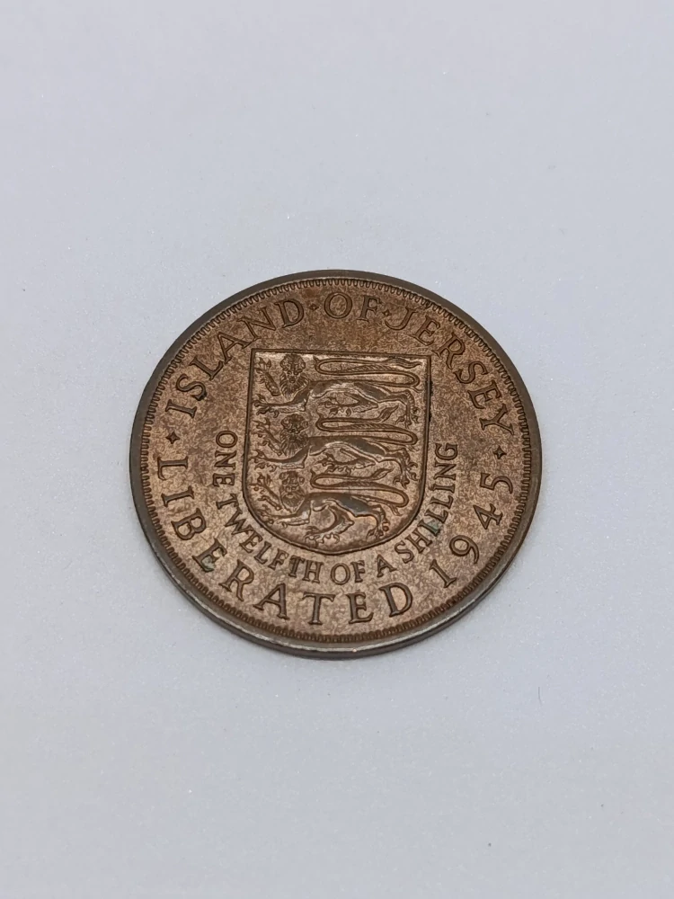 Jersey 1/12 šilinku, 1945 Liberation (King George VI)