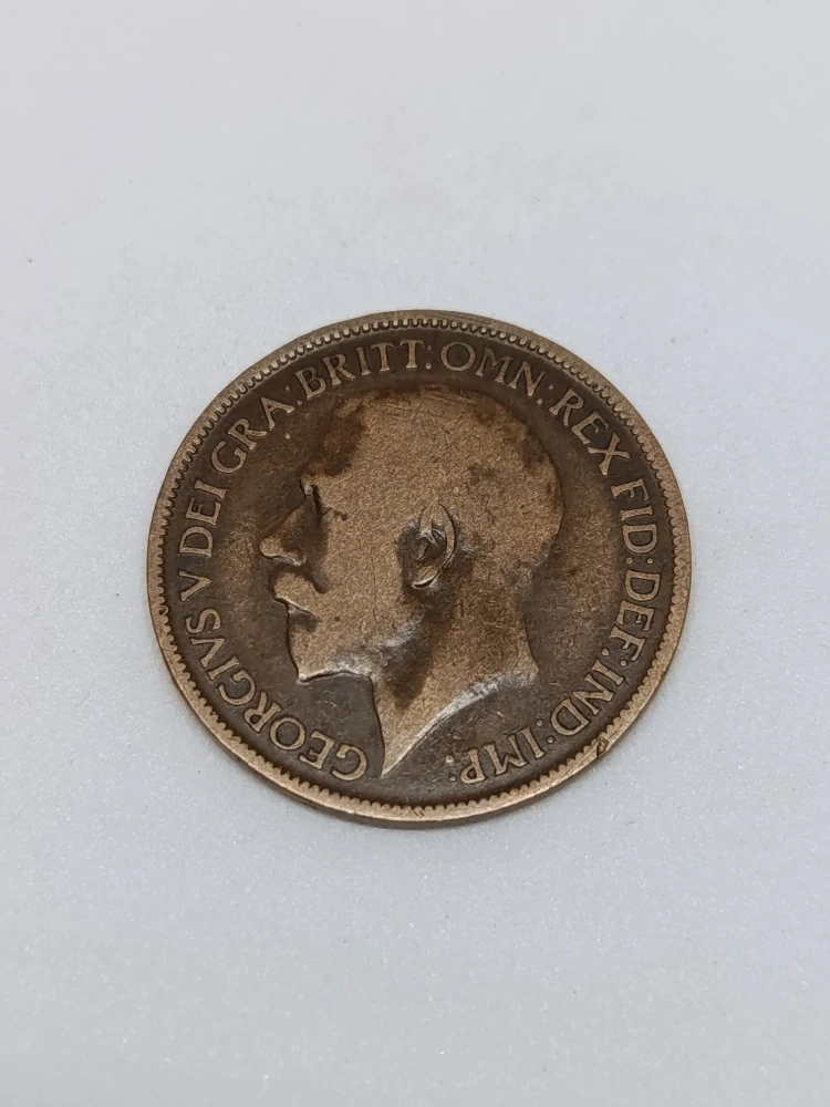 Velká Británie ½ pence, 1918