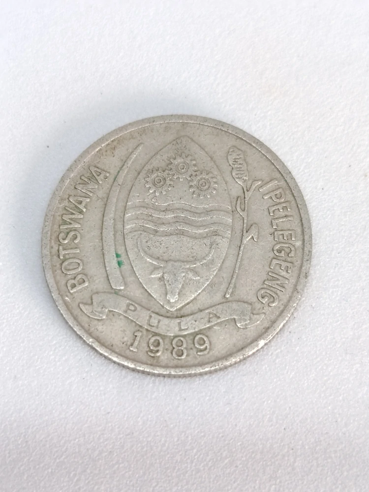 Botswana 10 thebe, 1989