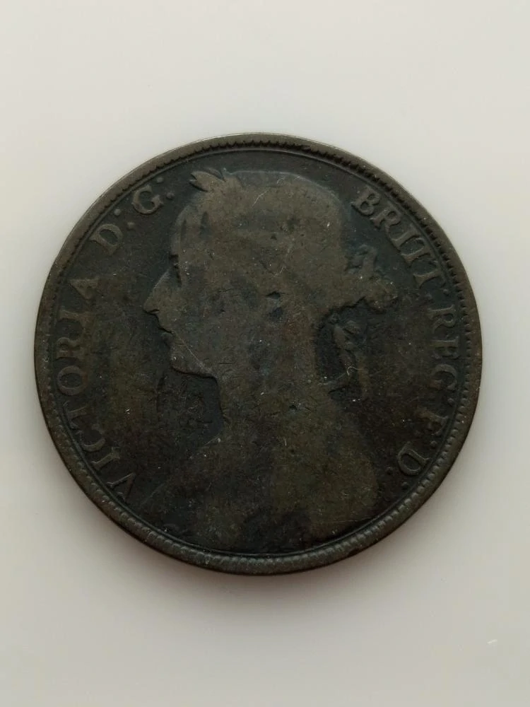 Velká Británie 1 pence, 1892