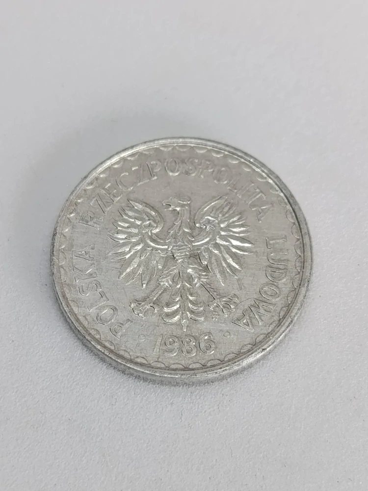 Polsko 1 zlotý, 1986