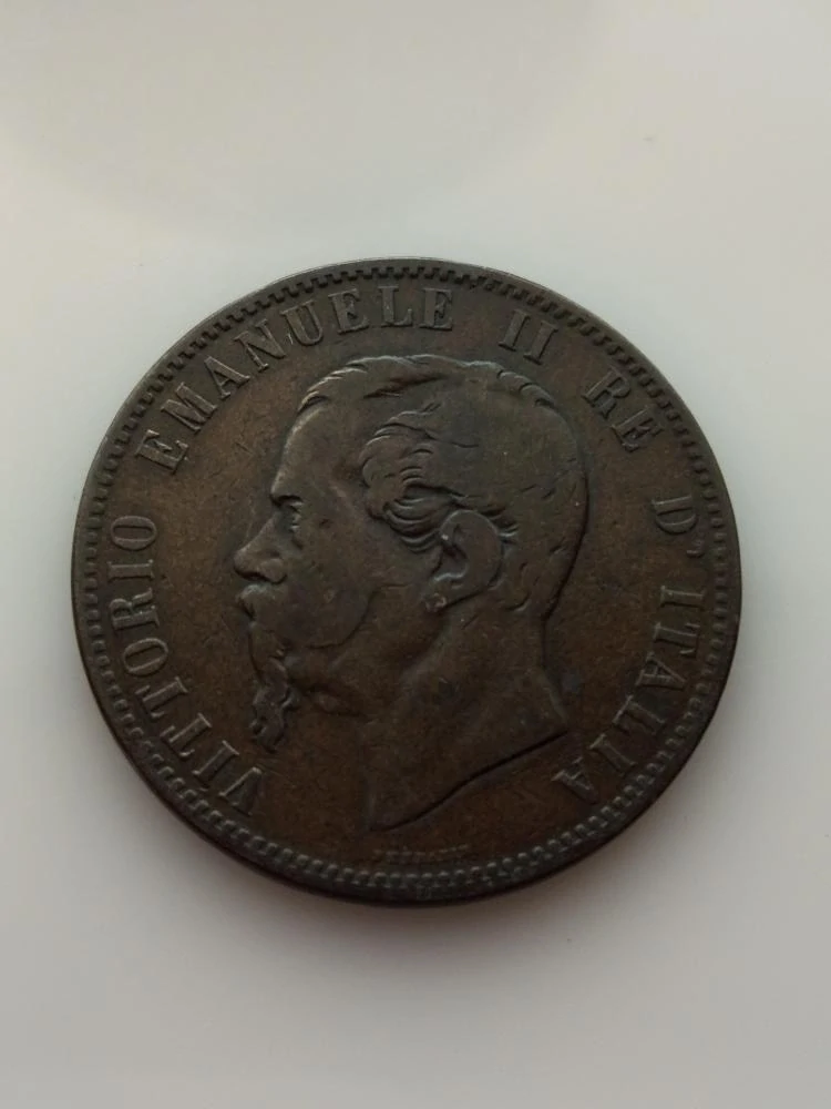 Itálie 10 centesimi, 1866 H
