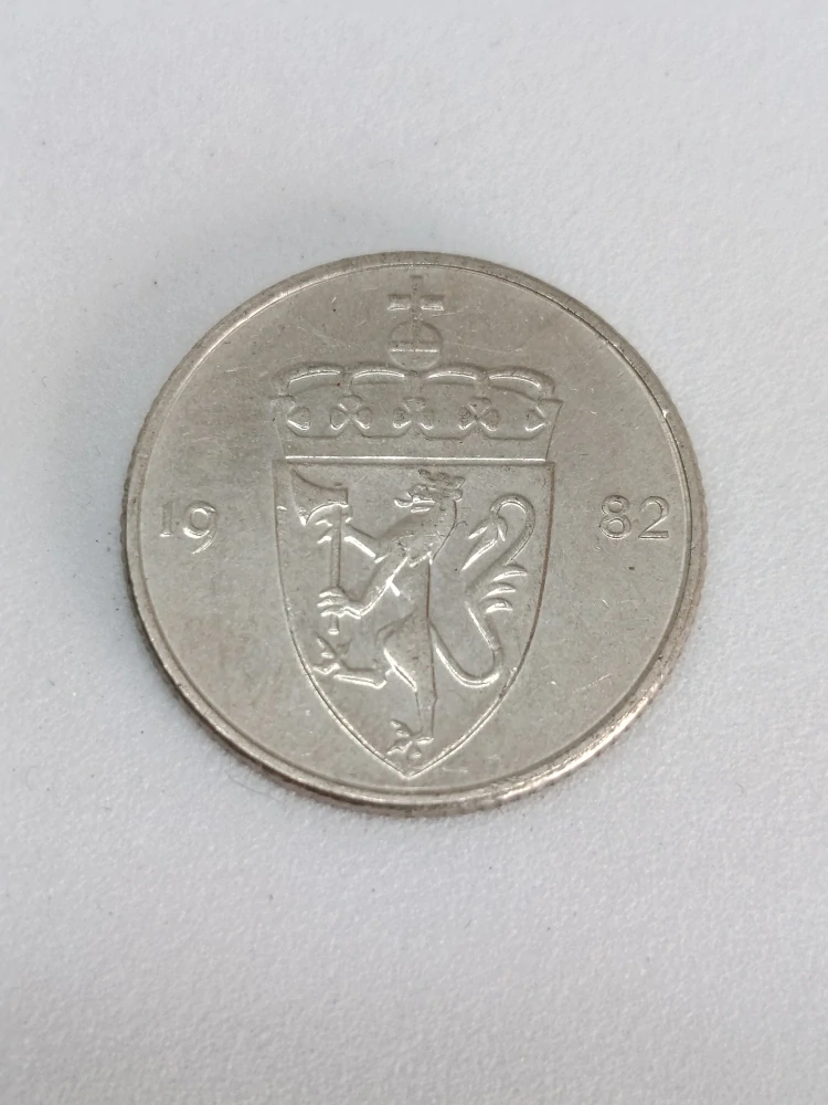 Norsko 50 øre, 1982
