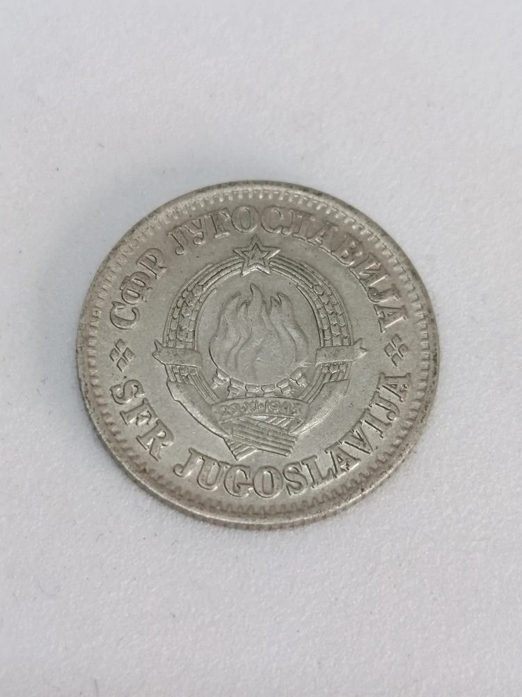 Jugoslávie 1 dinár, 1968