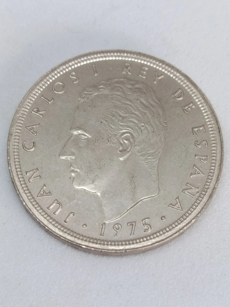 Španělsko 50 pesetas, 1975 80 inside the star (1980)