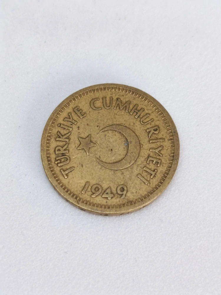 Turecko 10 kuruşů, 1949