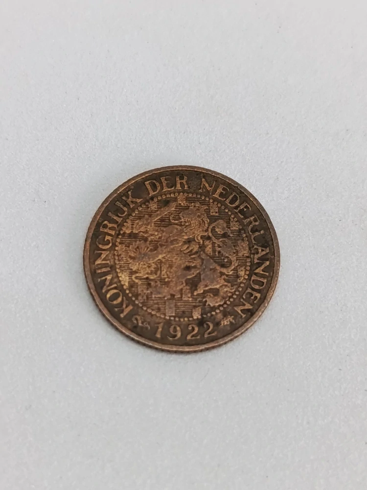 Nizozemsko 1 cent, 1922