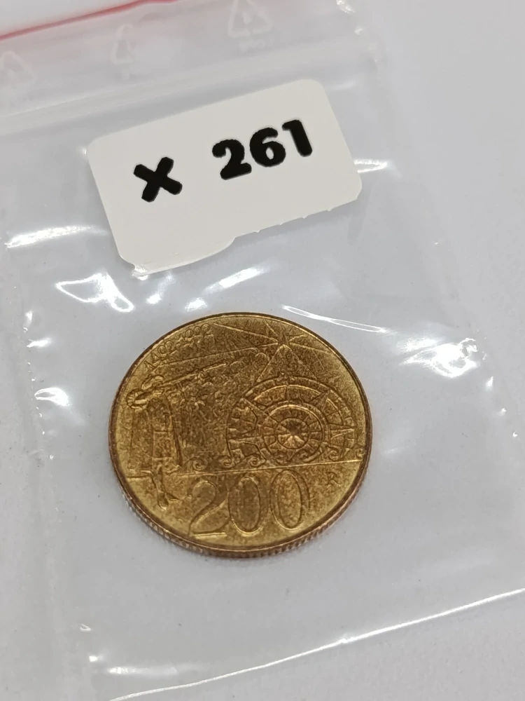 San Marino 200 lir, 1992 500. výročí - Objevení Ameriky