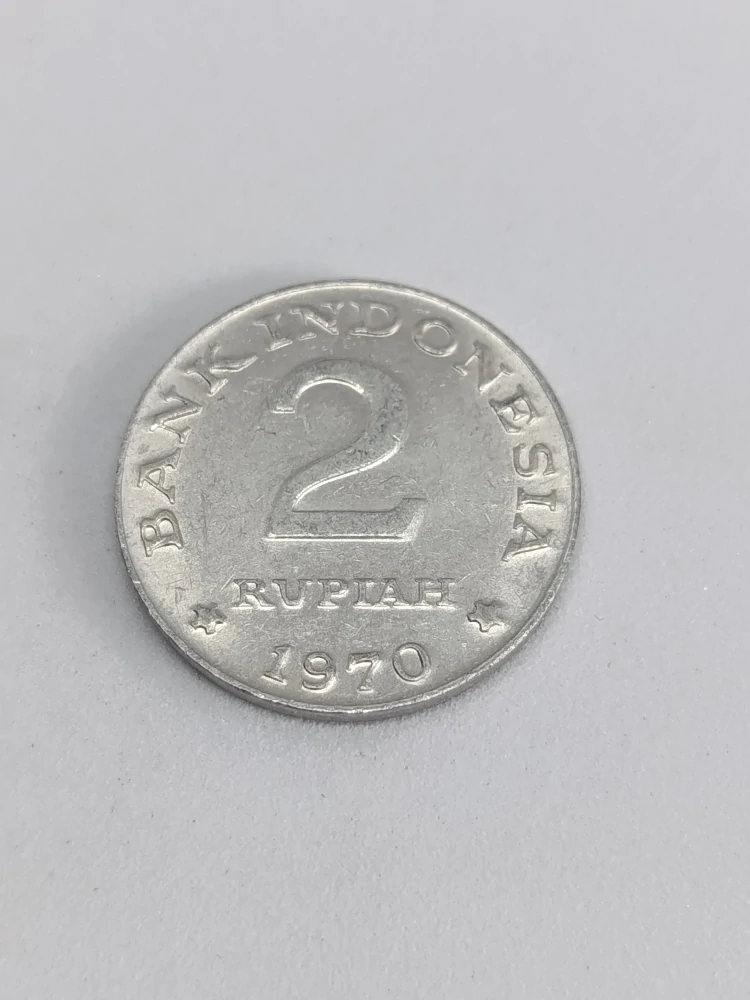 Indonésie 2 rupie, 1970