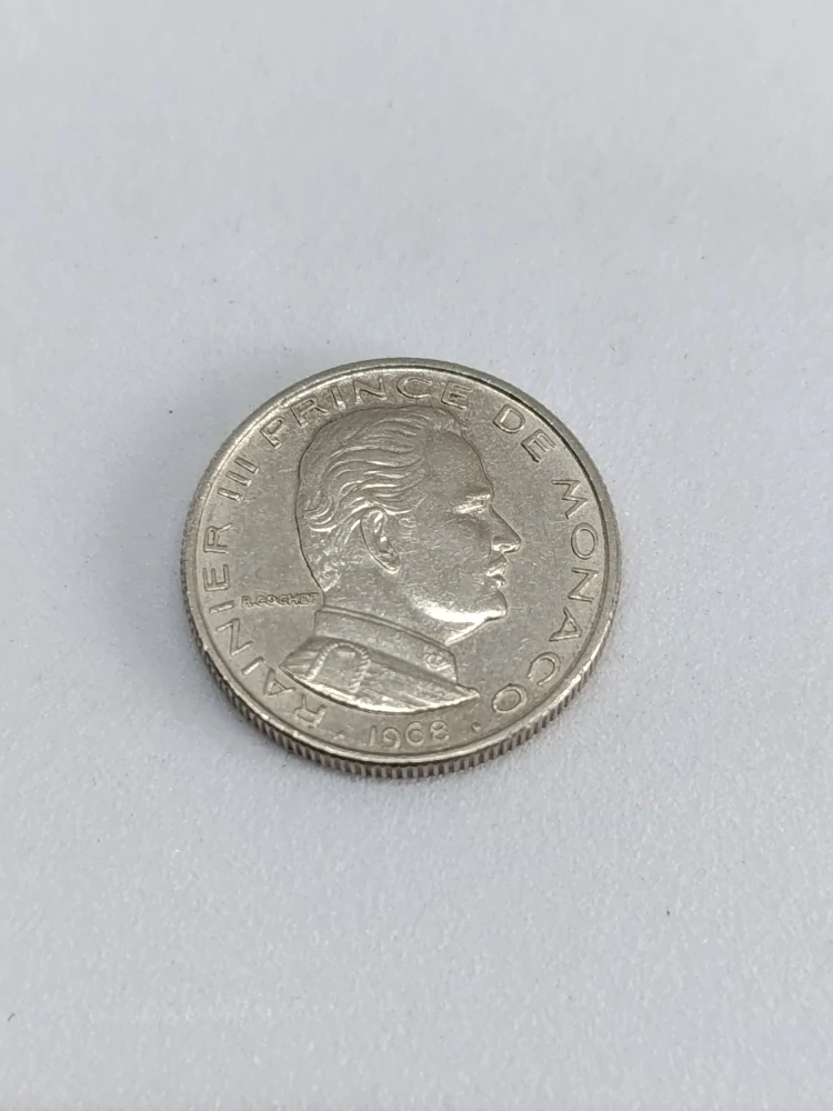 Monako ½ franku, 1968