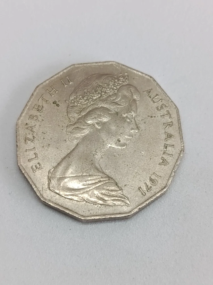 Austrálie 50 centů, 1971