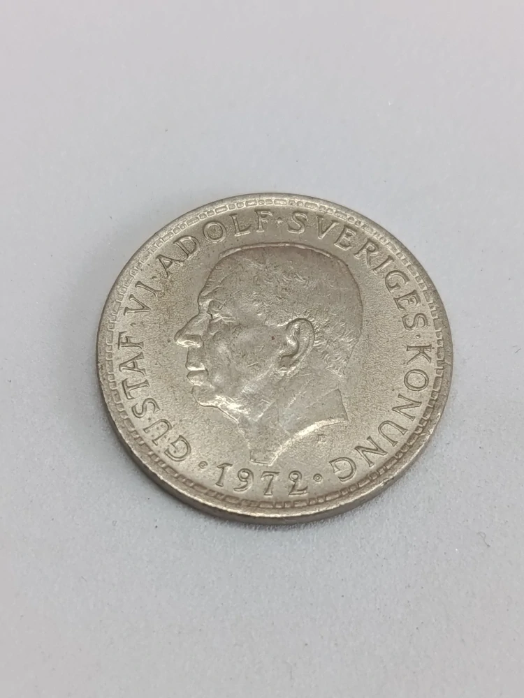 Švédsko 5 korun, 1972