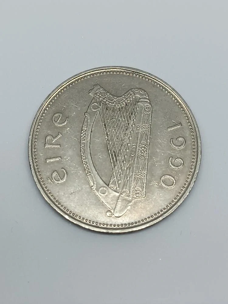 Irsko 1 libra, 1990
