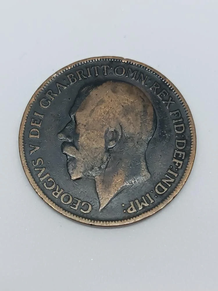 Velká Británie 1 pence, 1919 H