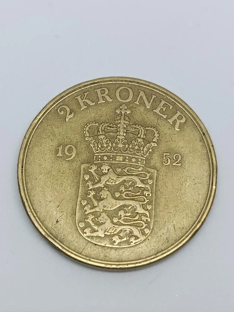 Dánsko 2 koruny, 1952