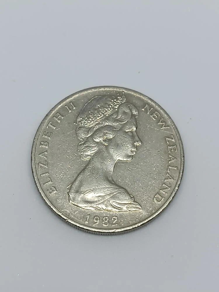 Nový Zéland 20 centů, 1982