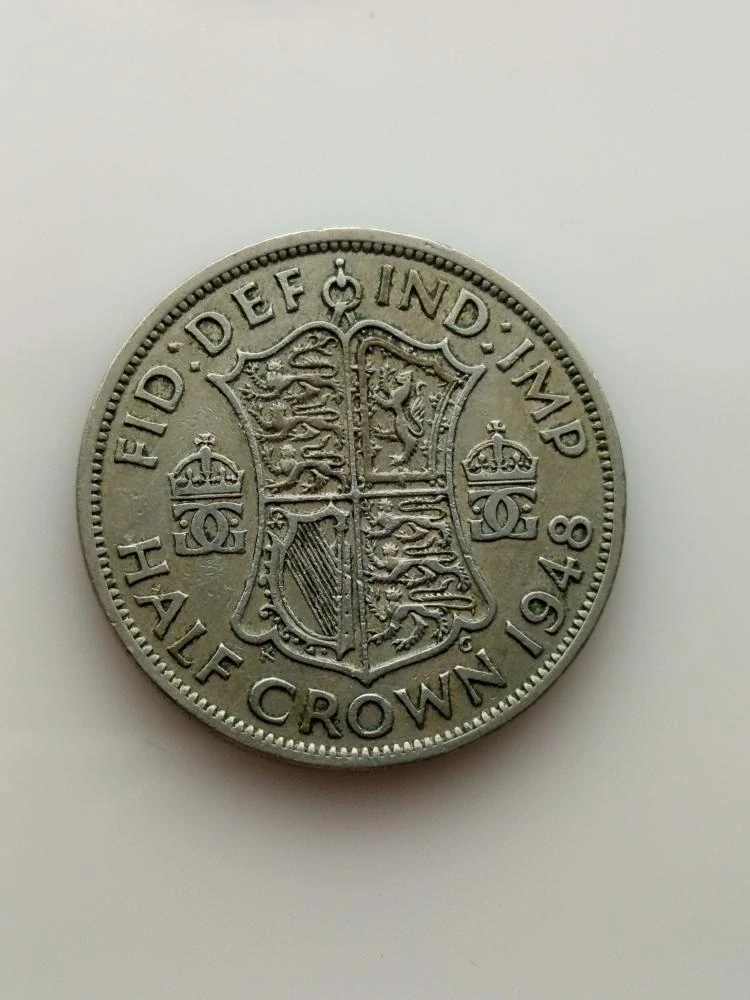 Velká Británie ½ koruny, 1948
