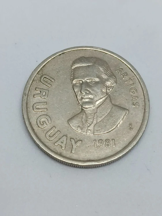 Uruguay 10 nových pesos, 1981