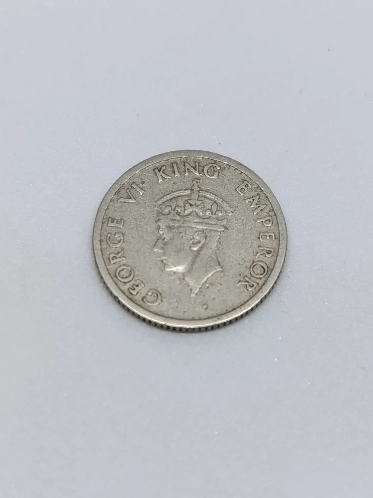 Britská Indie ¼ rupie, 1947