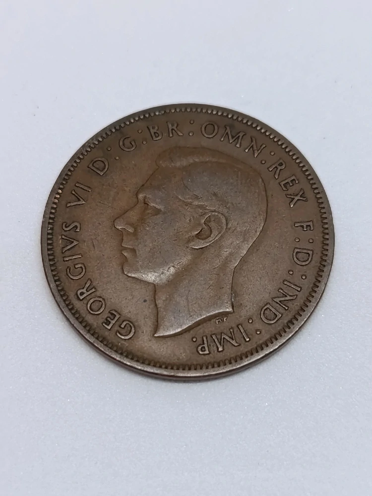 Velká Británie 1 pence, 1937