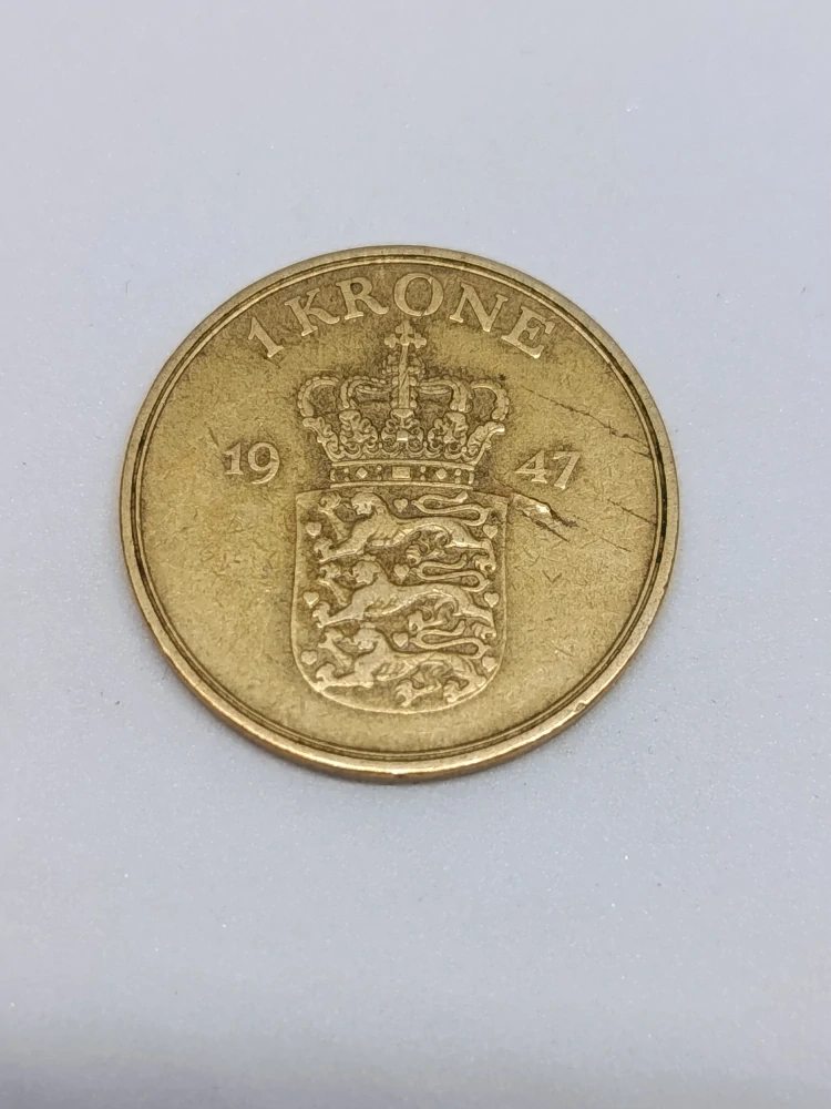 Dánsko 1 koruna, 1947