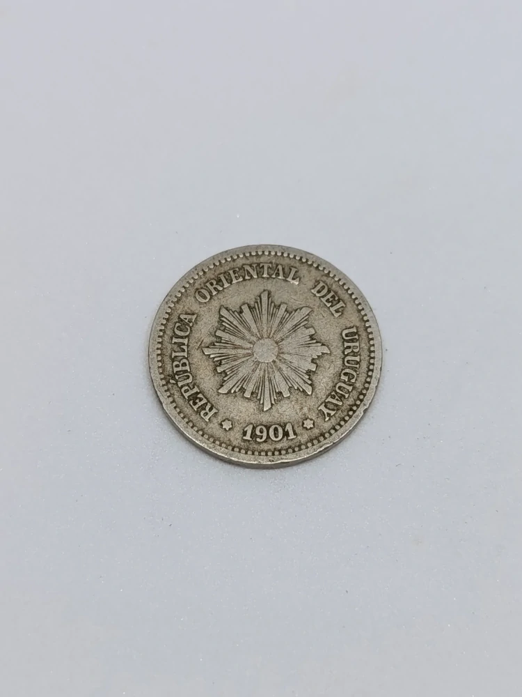 Uruguay 2 centésimos, 1901