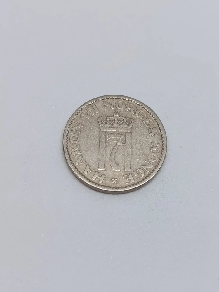 Norsko 50 øre, 1956