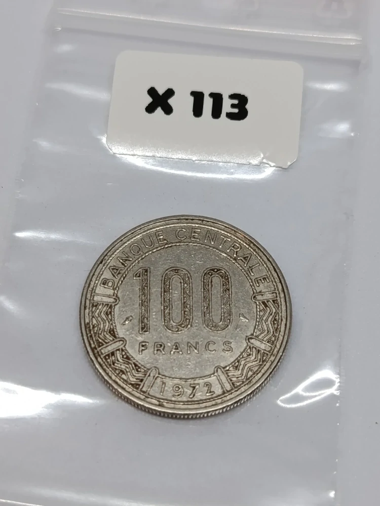 Kamerun 100 franků, 1972 REPUBLIQUE FEDERALE DU CAMEROUN