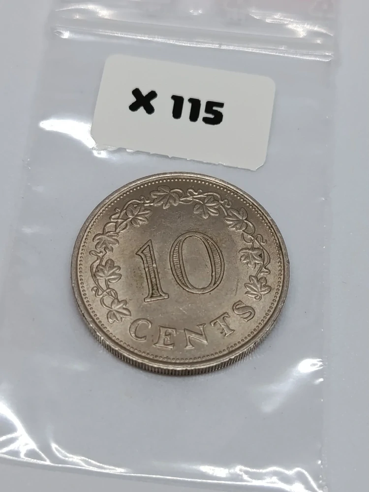 Malta 10 centů, 1972