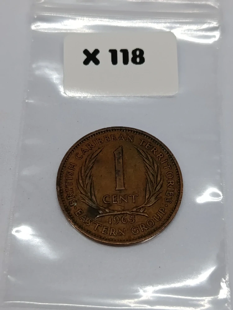 Východní Karibik 1 cent, 1965