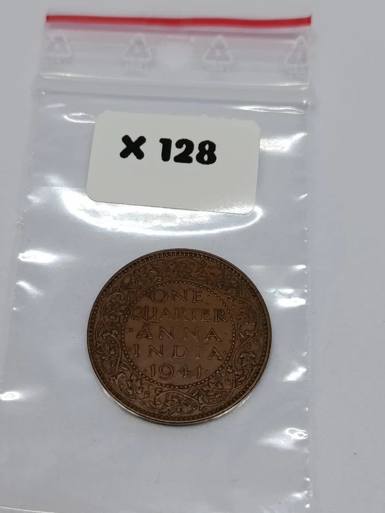 Britská Indie ¼ anna, 1941 •