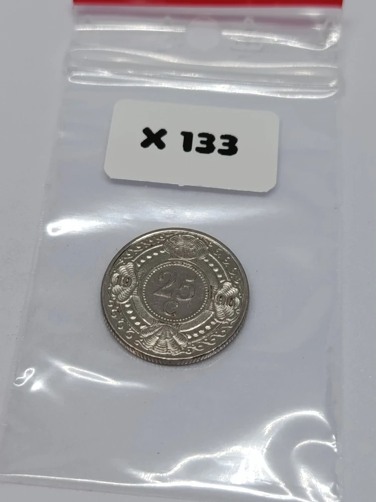 Nizozemské Antily 25 centů, 1996