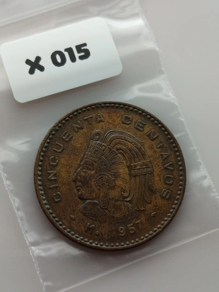 Mexiko 50 centavos, 1957
