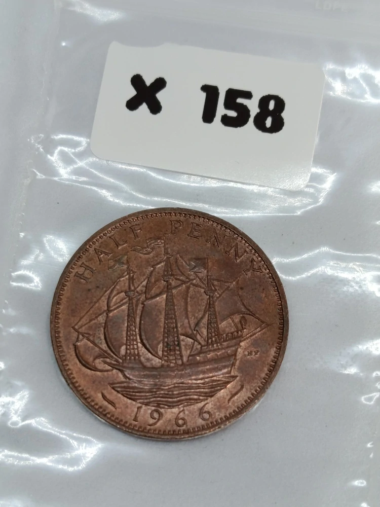 Velká Británie ½ pence, 1966