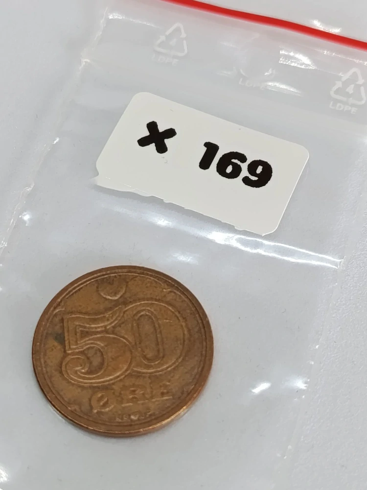 Dánsko 50 øre, 1989