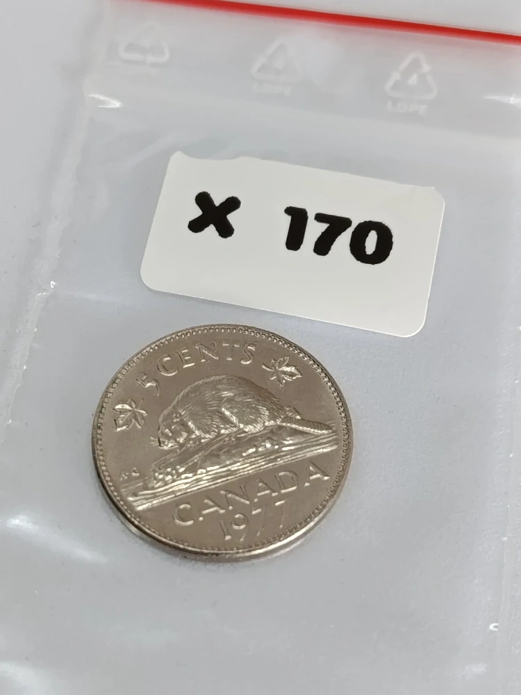 Kanada 5 centů, 1977