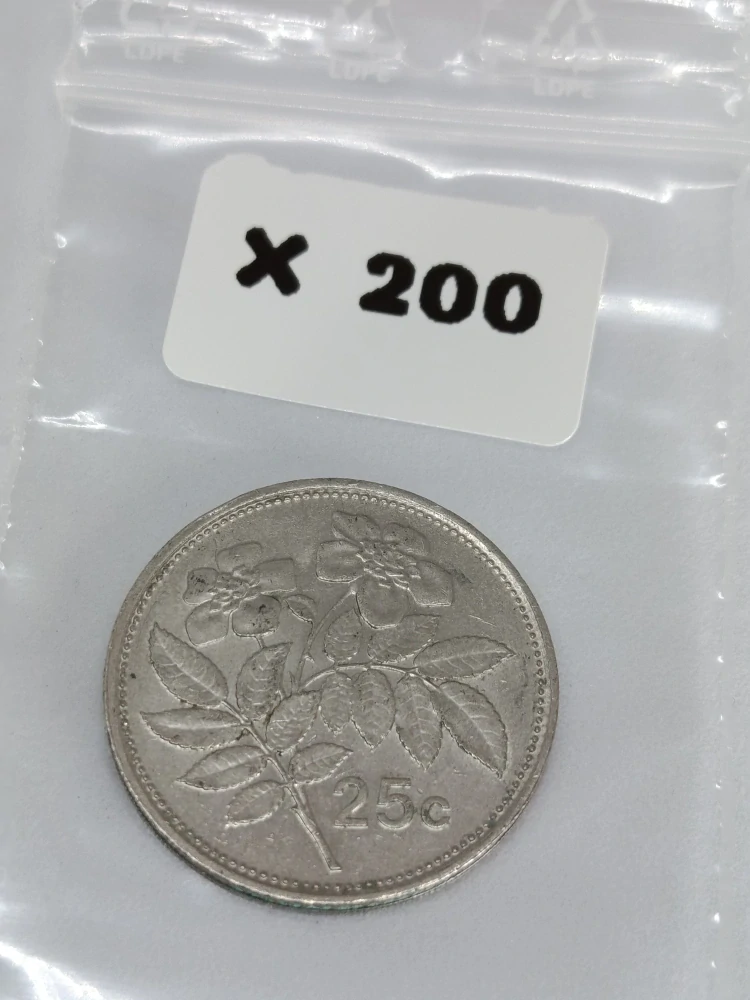 Malta 25 centů, 1986