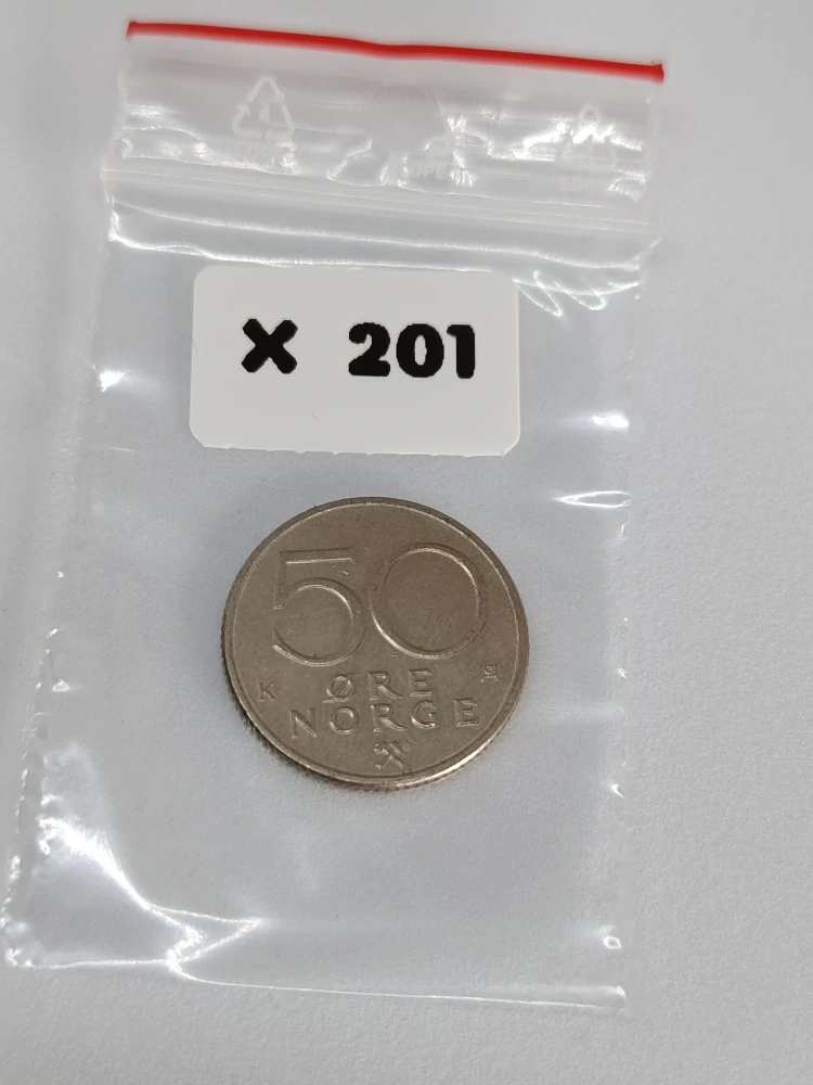 Norsko 50 øre, 1982