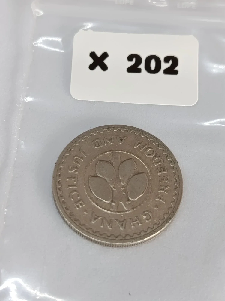 Ghana 10 pesewas, 1967