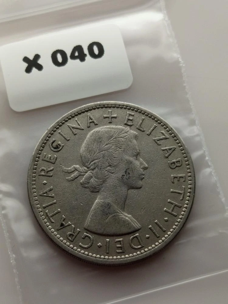 Velká Británie ½ koruny, 1954