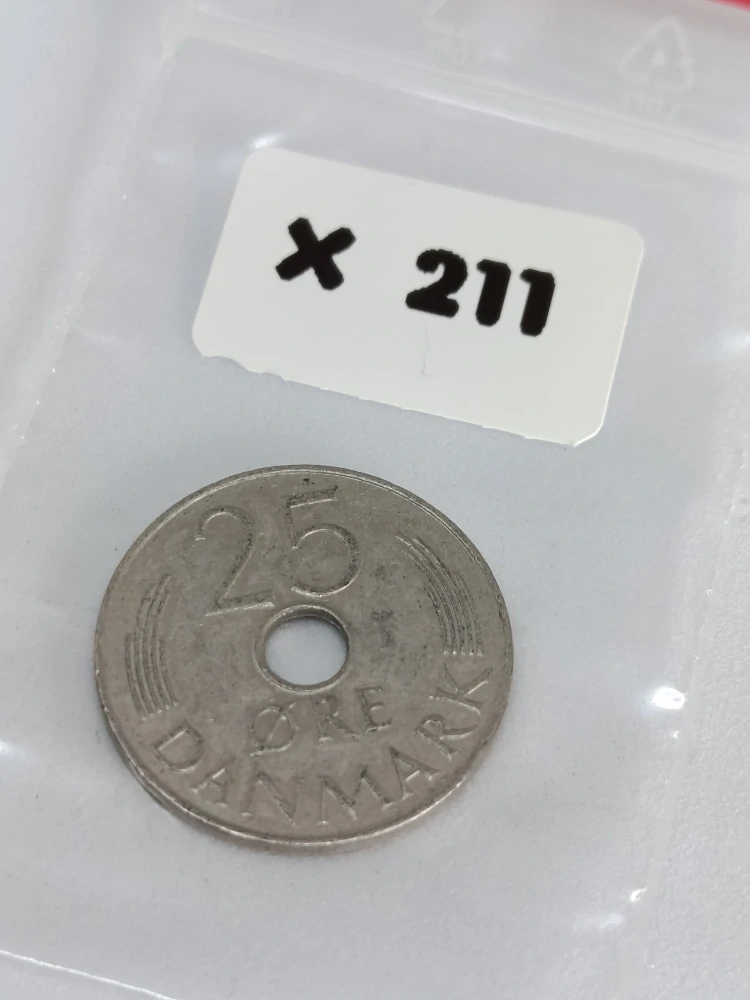 Dánsko 25 øre, 1977