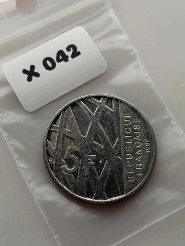 Francie 5 franků, 1992 10. výročí – úmrtí Pierra Mendes-France