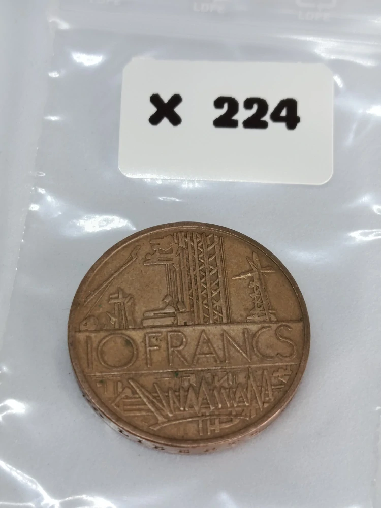 Francie 10 franků, 1977